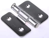 348-7270 RS PRO Stainless Steel Butt Hinge, Screw Fixing, 82mm x 92mm x 3mm