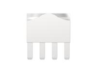 225688-e ERNI 225688 Series Vertical Surface PCB Header, 1 Contact(s), 1 Row, Shrouded
