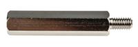 806-6685 RS PRO Standoff, M6 x M6 Thread, 45mm Body, Steel, Male/Female, 10mm Stud