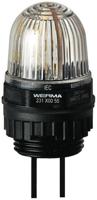 23140055 Werma EM 231 Series White Steady Beacon, 24 V dc, Built-in Mount, LED Bulb, IP65