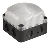 85348060 Werma BWM 853 Series Clear Steady Beacon, 230 V ac, Base Mount, LED Bulb, IP66, IP67
