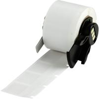 m6-18-417 Brady B-417 White, Transparent Label, 19.05mm Width, 9.53mm Height, 250 Qty