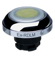 ex-rdlmgb Schmersal EX-RDL Series Yellow Illuminated Momentary Push Button Head, 22.3mm Cutout, IECEx