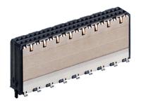 224514-224514-e ERNI MicroSpeed Series Straight Surface Mount PCB Socket, 50-Contact, 2-Row, 1mm Pitch, Solder Termination