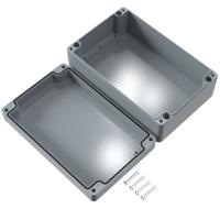 01182810 Rose Aluminium Standard Series Grey Die Cast Aluminium Enclosure, IP66, IK09, Grey Lid, 280 x 180 x 100mm