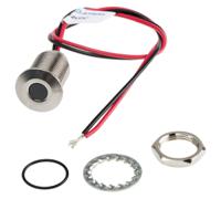 139-3362 RS PRO White Panel Mount Indicator, 10.8 → 13.2V dc, 10mm Mounting Hole Size, Lead Wires Termination, IP67