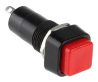 pbs-001b-3 Lumberg Push Button Switch, Momentary, Panel Mount, 12mm Cutout, SPST, 125/250V ac