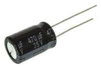 eeufr1v471 Panasonic 470μF Aluminium Electrolytic Aluminium Electrolytic Capacitor 35V dc, Radial, Through Hole - EEUFR1V471