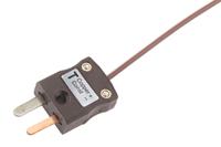 872-2657 RS PRO Type T Exposed Junction Thermocouple 5m Length, 1/0.376mm Diameter → +250°C