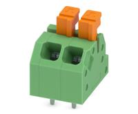 1864286 Phoenix Contact SPTAF 1/ 2-3.5-LL Series PCB Terminal Block, 2-Contact, 3.5mm Pitch, Through Hole Mount, 2-Row, Screw