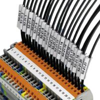 0801446 Phoenix Contact UCT-WMT Insert Cable Markers, White, 0.6 → 50mm Cable,