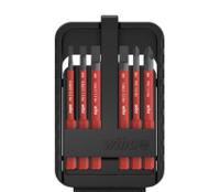 43159 Wiha Electric Bit Set 6 Pieces, Phillips, Slotted