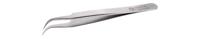 7c0 ideal-tek 120 mm, Carbon Steel, Curved, Tweezers