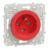 s52009903 Schneider Electric Red, 1 Gang, Odace