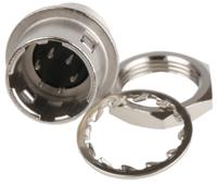 hr10a-7r-6p73 Hirose Circular Connector, 6 Contacts, Panel, Miniature Connector, Socket, Male, HR10 Series