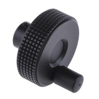 34598-c9 Elesa Black Technopolymer Hand Wheel, 60mm diameter