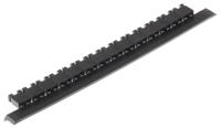 142270-3 TE Connectivity, AMPMODU Mod IV Shunt Female Straight Black Open Top 2 Way 1 Row 2.54mm Pitch