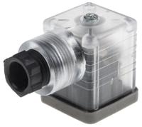 896-2063 RS PRO 2P+E DIN 43650 A, Female Solenoid Connector with Indicator Light, 230 V ac Voltage