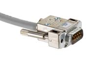 2302023 Phoenix Contact Female 9 Pin D-sub to Male 9 Pin D-sub Cable, 3m PVC, CABLE-D 9SUB/B/S/300/KONFEK/S Series