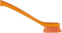 41858 Vikan Hard Bristle Purple Scrubbing Brush, 420mm bristle length, Polyester, Polypropylene, Stainless Steel bristle
