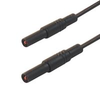 934176100 Hirschmann Test & Measurement, 16A, 1000V ac/dc, Black, 2m Lead Length