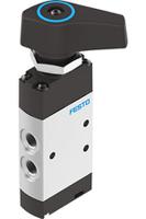 vhef-e-b52-g18 Festo Manual Valve Function Pneumatic Manual Control Valve VHEF Series, G 1/4, 1/4in, VHEF-E-B52-G18