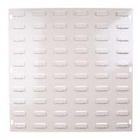 350-6028 RS PRO PP Louvre Panel Storage Unit x 500mm x 500mm, Sandstone