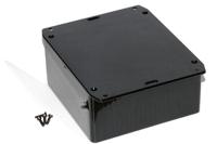 1591usflbk Hammond 1591 Series ABS General Purpose Enclosure, IP54, Flanged, 119 x 119 x 56mm