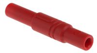 934097101 Hirschmann Test & Measurement Red Male Banana Plug, 4 mm Connector, Screw Termination, 24A, 1000V ac/dc, Nickel Plating