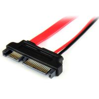 slsataadap6 StarTech.com Female Slimline SATA to Male SATA Data; SATA Power  Cable, 152.4mm