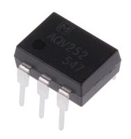 aqv252 Panasonic, AQV252 DC Input MOSFET Output Optocoupler, Through Hole, 6-Pin DIP