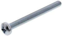 560-647 RS PRO Pozi M3 Pan Steel Machine Screws DIN 7985 x 30.0mm