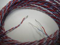 847-9704 RS PRO Type T Exposed Junction Thermocouple 5m Length, 1/0.3mm Diameter → +250°C