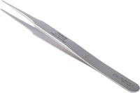 238-6255 RS PRO 120 mm, Stainless Steel, Flat; Rounded, Tweezers