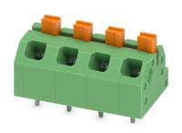 1862437 Phoenix Contact SPTAF 1/ 4-5.0-EL Series PCB Terminal Block, 4-Contact, 5mm Pitch, Through Hole Mount, 2-Row