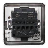 k948bss MK Electric 13A 1 Gang Fused Spur