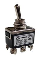 206-6982 RS PRO Toggle Switch, PCB Mount, On-On, DPDT, Screw Terminal