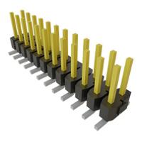 tsm-112-01-f-dv Samtec TSM Series Vertical Surface PCB Header, 24 Contact(s), 2.54 mm Pitch, 2 Row, Unshrouded