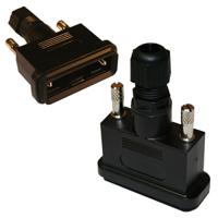 967-009-010r011 Norcomp 967 Series ABS D Sub Backshell, 9 Way