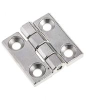 428501 Elesa Stainless Steel Butt Hinge, Screw Fixing, 40mm x 40mm x 5mm