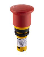 121611-c22-pvt45p-k02 Eaton C22-PVT Series Twist Release Emergency Stop Push Button, Panel Mount, 22mm Cutout, 2NC