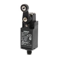 d4n-9120 Omron Roller Lever Limit Switch, 1NC/1NO, IP67, SPST, Metal Housing, 240V ac Max, 10A Max