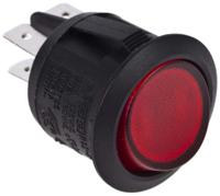 r13244bnaa Arcolectric (Bulgin) Ltd Illuminated DPST, On-Off Rocker Switch Panel Mount