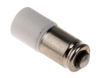 225-981 RS PRO White LED Indicator Lamp, 24V ac/dc, Midget Groove Base, 6mm Diameter, 2070mcd