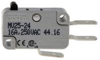 804-6209 RS PRO Plunger Micro Switch, Quick Connect Terminal, 16 A @ 250 V ac, SP-CO