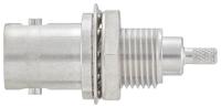 51k507-802n5 Rosenberger BNC Series, Jack Panel Mount BNC Connector, 50Ω, Crimp Termination, Straight Body