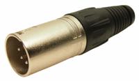 208-0615 RS PRO Cable Mount XLR Connector, Male, 5 Way, Silver Plating