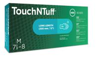 92605080 Ansell 92-605 Green Powder-Free Nitrile Disposable Gloves, Size M, 100 per Pack