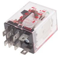 450-0374 RS PRO Plug In Power Relay, 12V dc Coil, 10A Switching Current, DPDT