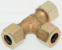 t10lcf Parker T Series Tee Tube-to-Tube Adaptor, Tube-to-Tube Connection Style